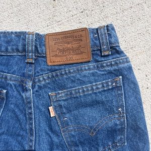 Vintage Orange Tab Levis 631